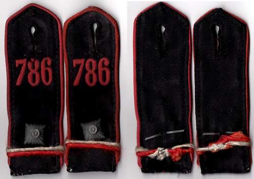 Collection of Post 1939 Hitlerjugend Shoulder Straps of the Allgemeine Hitlerjugend