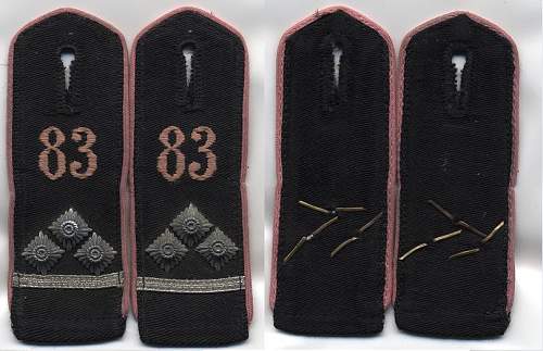 Collection of Post 1939 Hitlerjugend Shoulder Straps of the Allgemeine Hitlerjugend