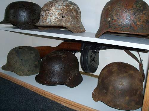 wehrmacht stalingrad helmet display