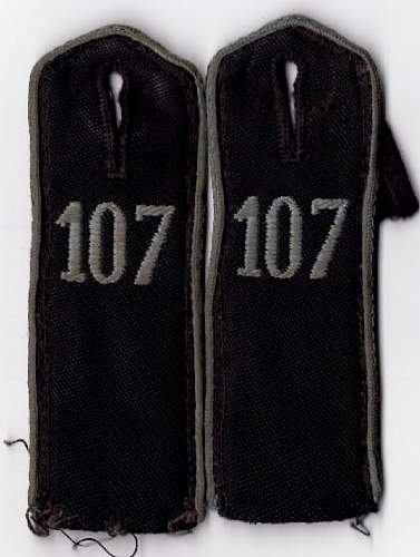 Collection of Post 1939 Hitlerjugend Shoulder Straps of the Allgemeine Hitlerjugend