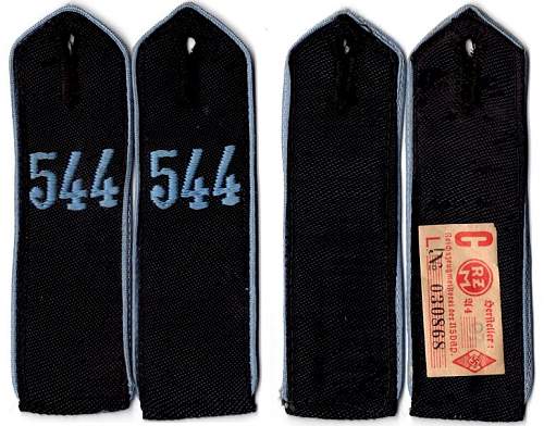 Collection of Post 1939 Hitlerjugend Shoulder Straps of the Allgemeine Hitlerjugend