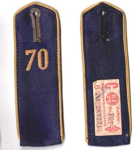 Collection of Post 1939 Hitlerjugend Shoulder Straps of the Allgemeine Hitlerjugend