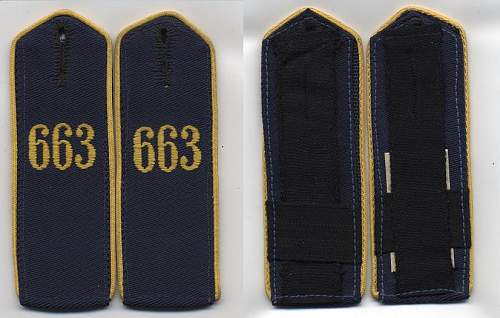 Collection of Post 1939 Hitlerjugend Shoulder Straps of the Allgemeine Hitlerjugend