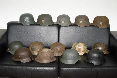 my german helmet collection