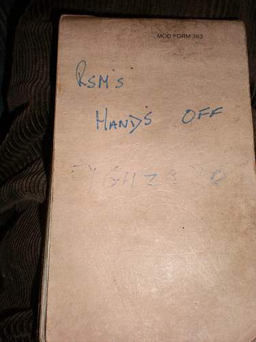 Interesting little RSM's notebook from Desert Storm