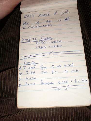 Interesting little RSM's notebook from Desert Storm