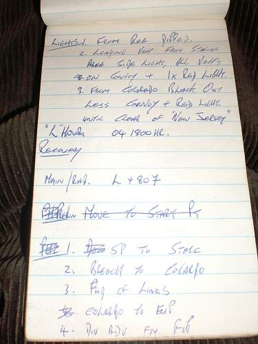 Interesting little RSM's notebook from Desert Storm