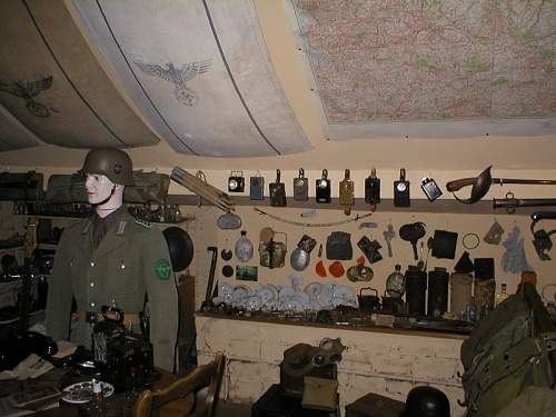 my new war room, german militaria