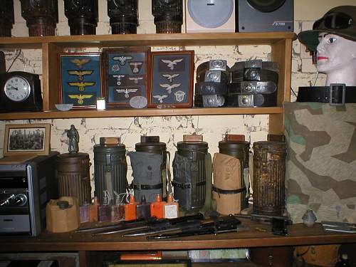 my new war room, german militaria