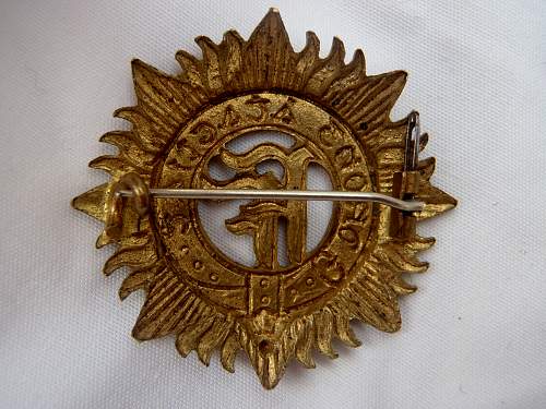 Rare female THE DUBLIN BRIGADE cap badge..