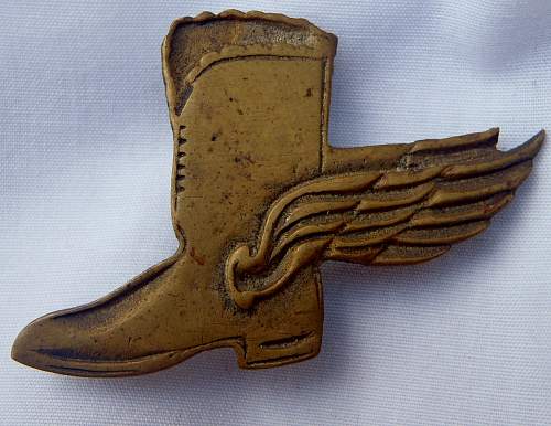 Original scarce RAF .....ORDER OF THE FLYING BOOT !!!