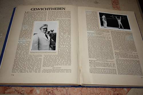 3º reich sports foto album anda cigarrete case 100% original bought in germany