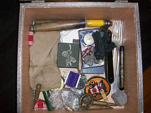 James D. Duncan's war loot and mementos- intact collection- (Picture heavy)
