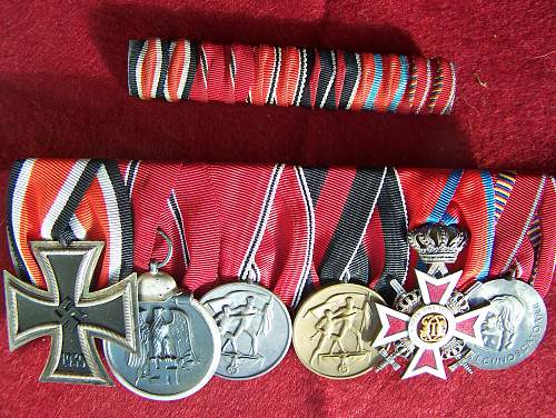 German Medal Bars