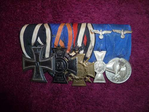 German Medal Bars