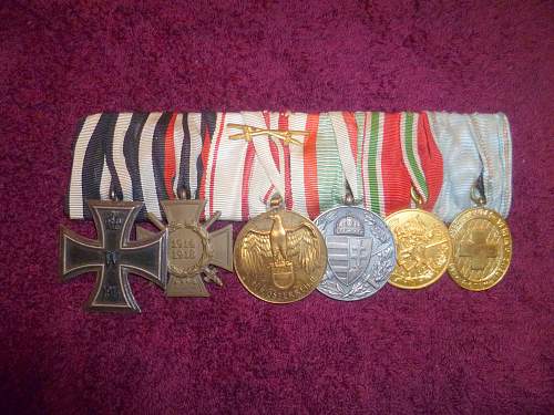 German Medal Bars