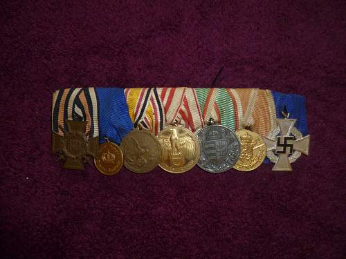 German Medal Bars