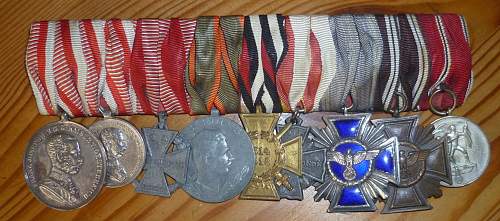 German Medal Bars