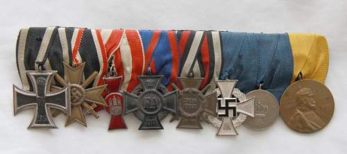 German Medal Bars