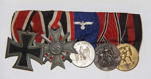 German Medal Bars