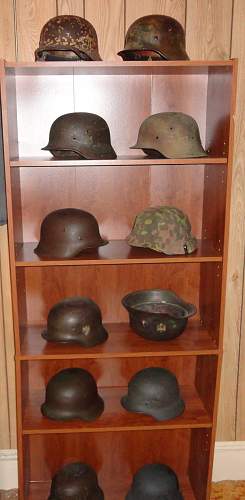 Small Wall Of Helmets