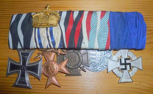 German Medal Bars