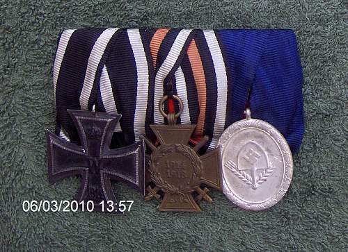 German Medal Bars