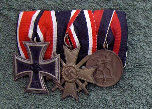 German Medal Bars