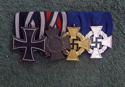 German Medal Bars