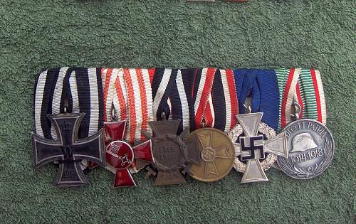 German Medal Bars