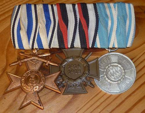 German Medal Bars