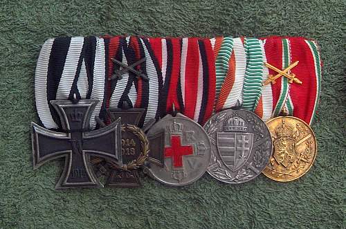 German Medal Bars