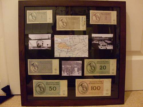 Theresienstadt Ghetto currency display