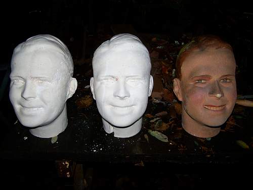 Male Mannequin / shop dummy's heads