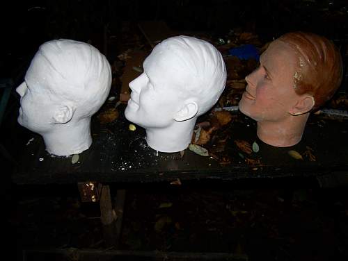 Male Mannequin / shop dummy's heads