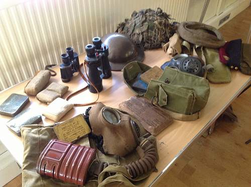 Collection on display at Local History Group