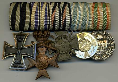 My Medal Bars and Single Mounted Medals Collection