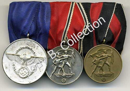 My Medal Bars and Single Mounted Medals Collection