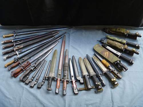 My bayonet collection