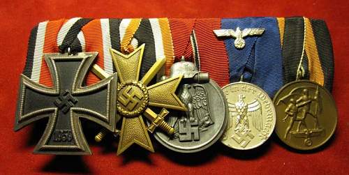 German Medal Bars