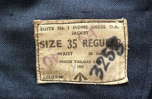 1950s RAF Dress Jacket