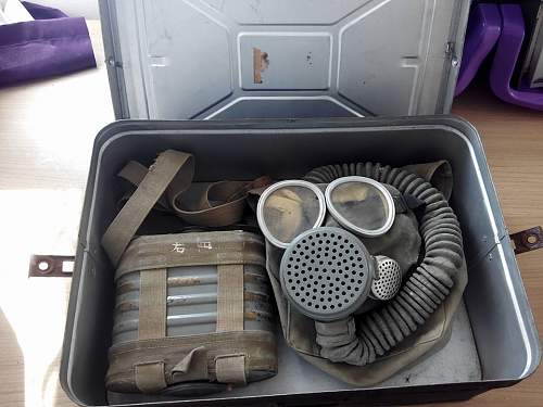 Imperial Japanese Navy Radio Operator Gas Mask