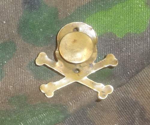 Freikorps Eiserne Division 10 year Anniversary Skull Pin