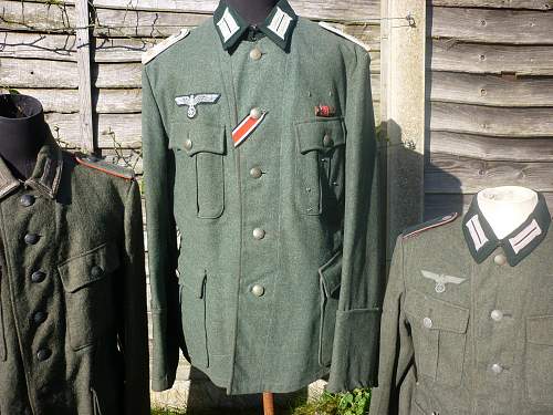 3 German Heer Combat Tunics
