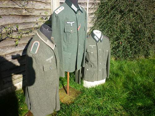 3 German Heer Combat Tunics