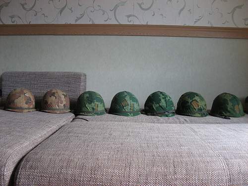 My Vietnam war Helmet collection