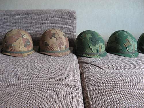 My Vietnam war Helmet collection