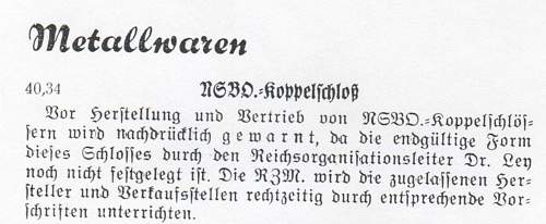 NSBO marked with Frank &amp; Reif Stuttgart 1940