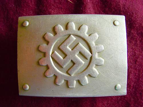 Martin Winter nickelsilver DAF buckle