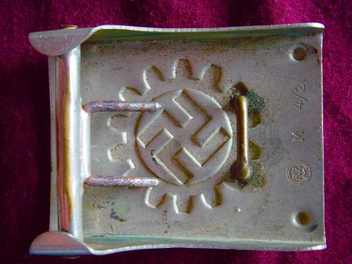 Martin Winter nickelsilver DAF buckle